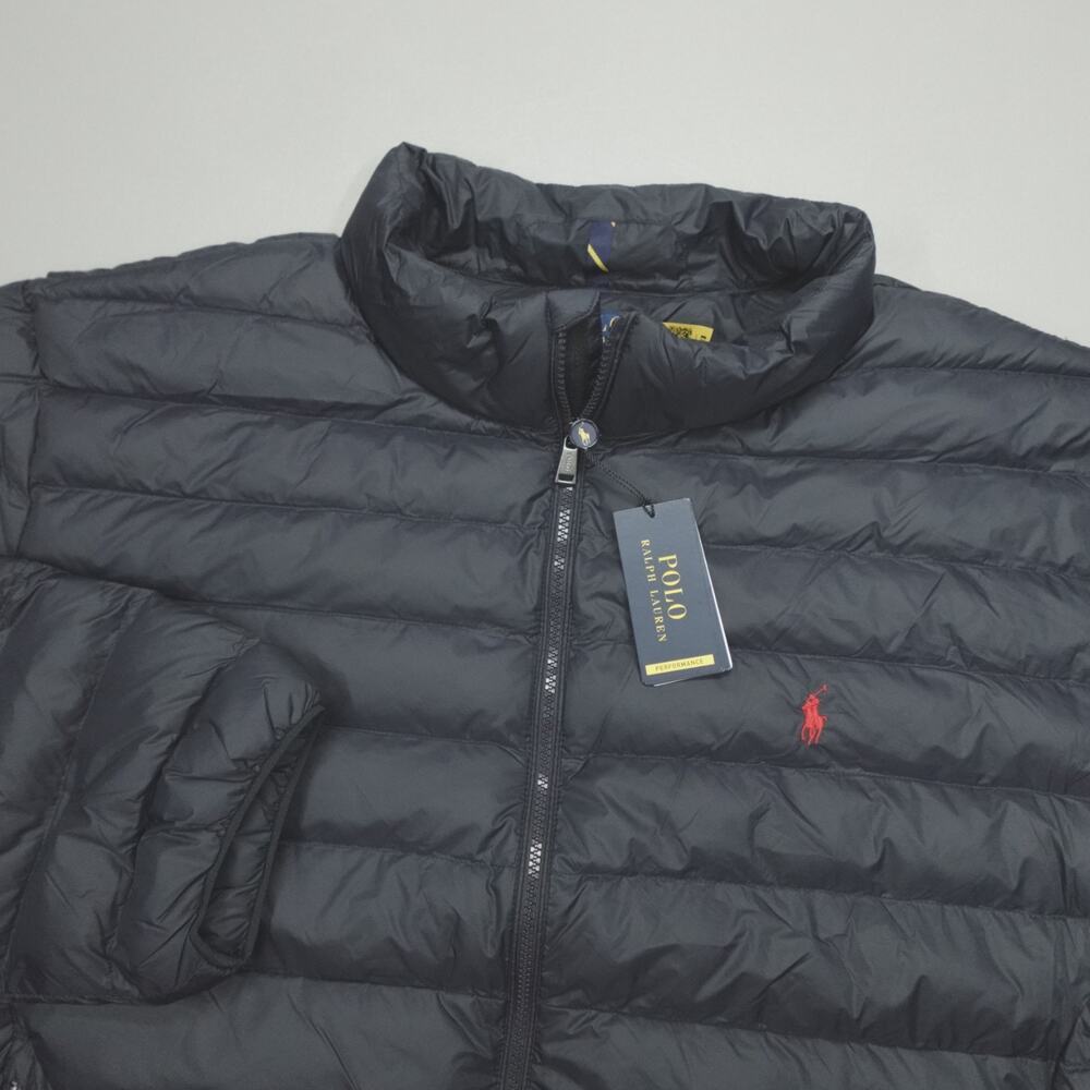 Polo Ralph Lauren EcoLoft Packable Puffer Jacket Men's Size 4XB Navy Blue NWT